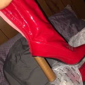Red booties